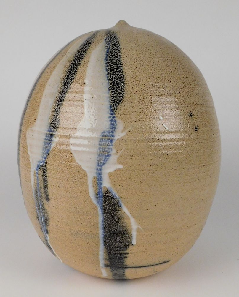 Appraisal: Toshiko Takaezu ceramic vessel Toshiko Takaezu American - - Moon