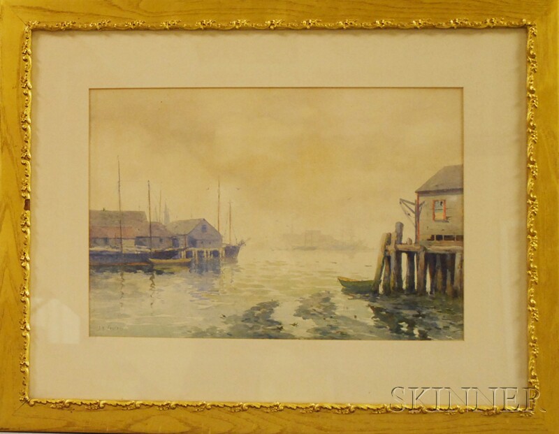 Appraisal: John B Foster American - Harbor View Signed J B