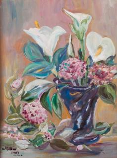 Appraisal: Gladys R L Klaiber O B Still Life Gladys R