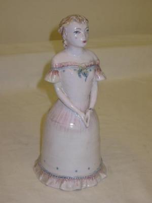 Appraisal: A POTTERY FIGURE by Marion Cole depicting a lady in