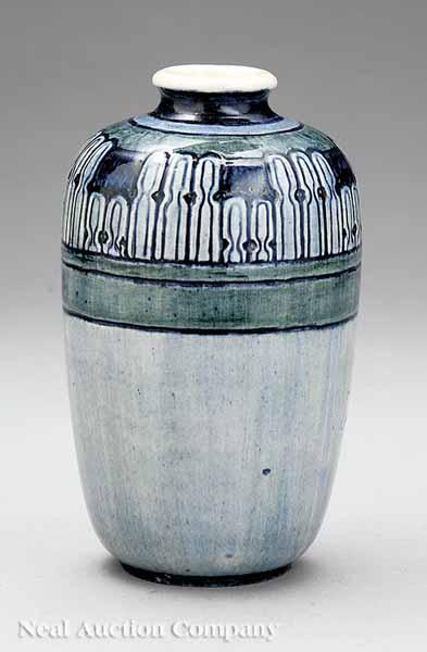 Appraisal: A Newcomb College Art Pottery High Glaze Vase decorated by