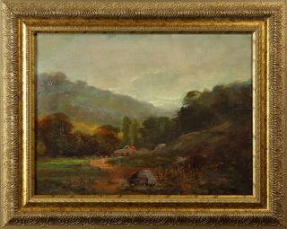 Appraisal: Painting Attributed to Hanson Duvall Puthuff Attributed to Hanson Duvall