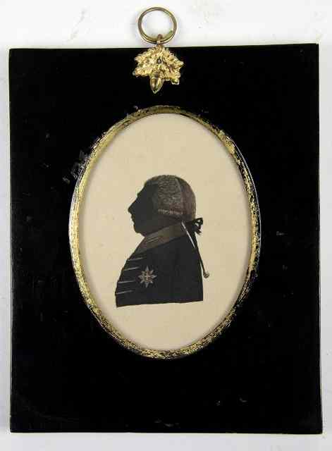 Appraisal: Attributed to Thomas Wheeler An Officer profile to the left