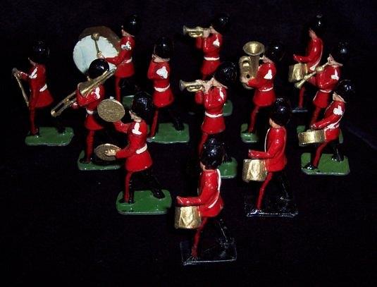 Appraisal: J Hill and Co part military band possibly Coldstream Guards