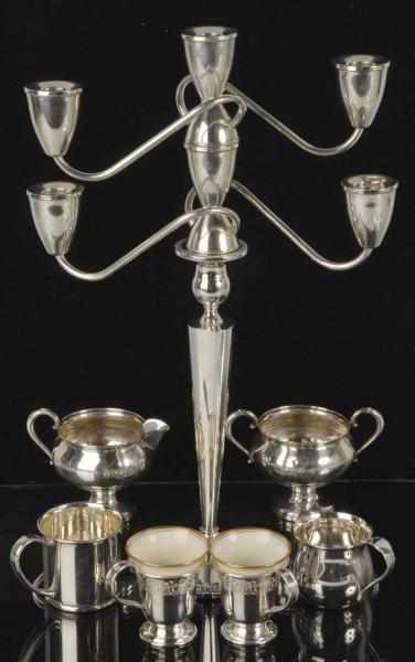 Appraisal: Lot of Silver Pieces Description Includes six sterling handled cups