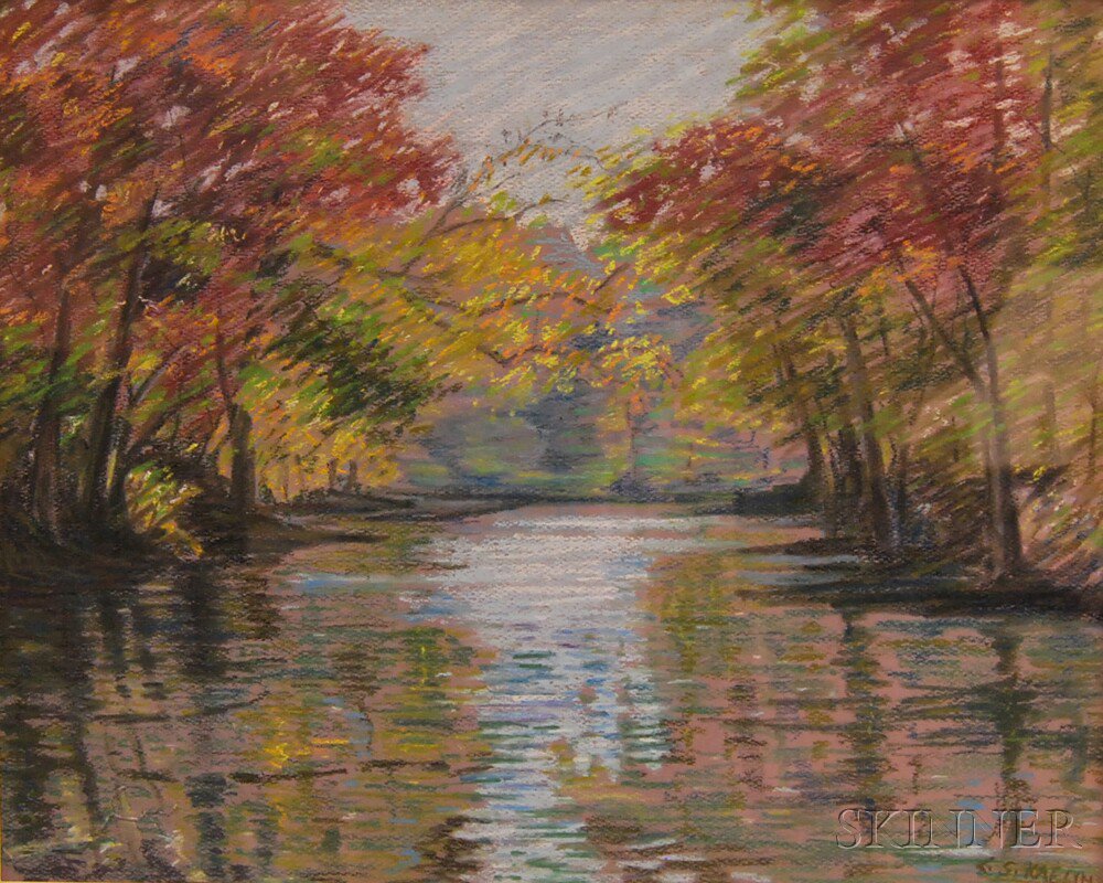 Appraisal: Charles Salis Kaelin American - River at Autumn Signed C