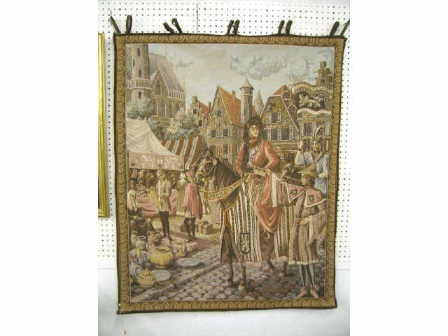 Appraisal: Belgium Tapestry of Royality in the Marketplace