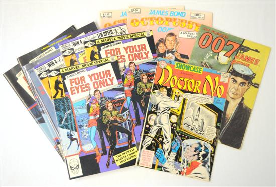 Appraisal: Various Authors Thirteen James Bond Comic books including Dr No