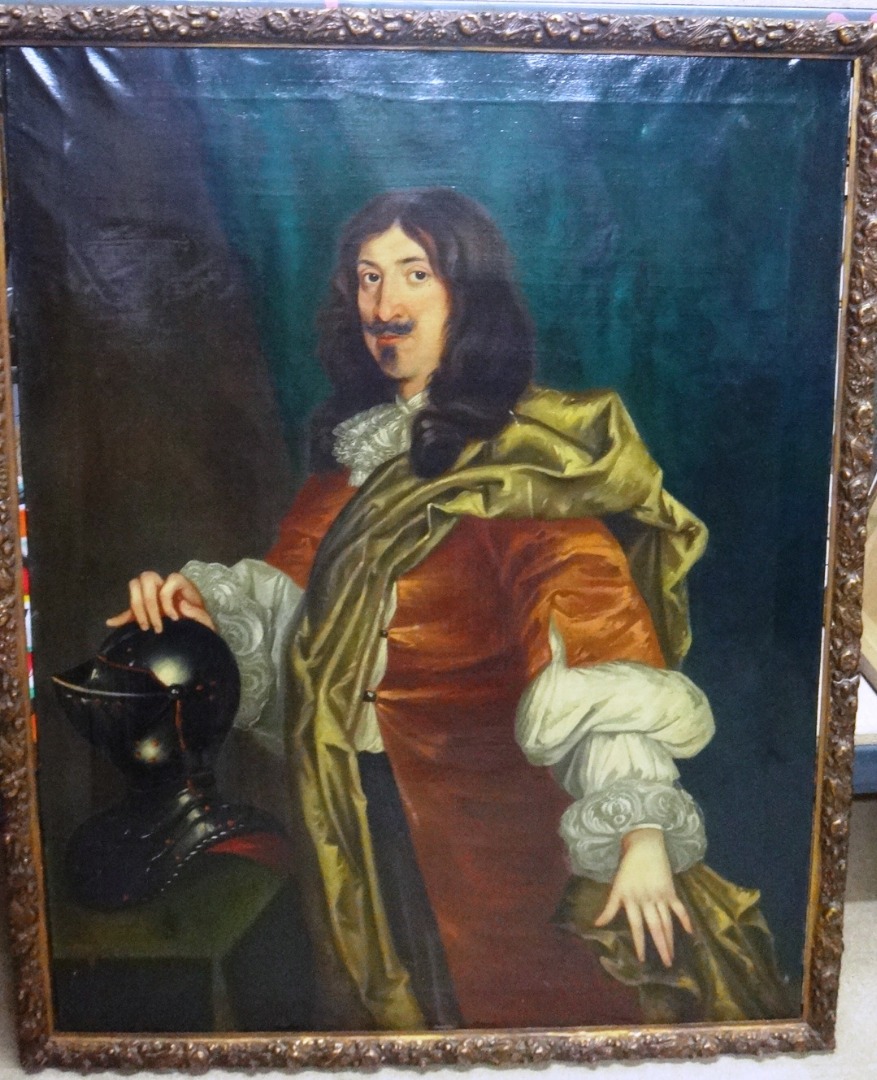 Appraisal: Manner of Sir Peter Lely Portrait of a military gentleman