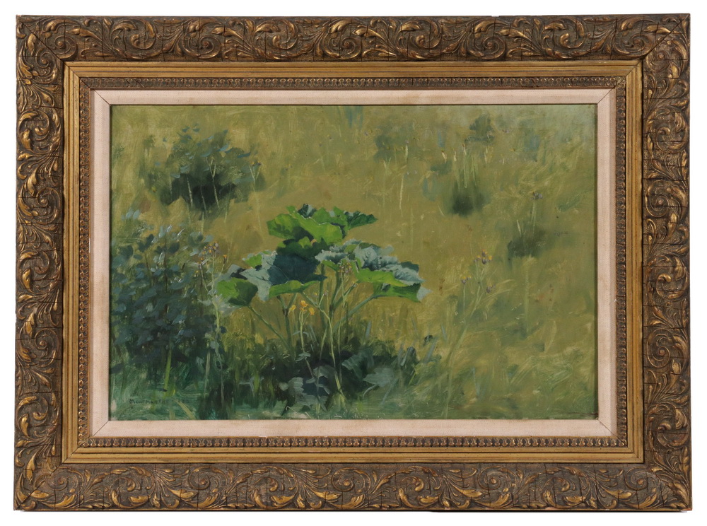 Appraisal: CHESTER LOOMIS NJ NY FRANCE - Study of Weeds oil