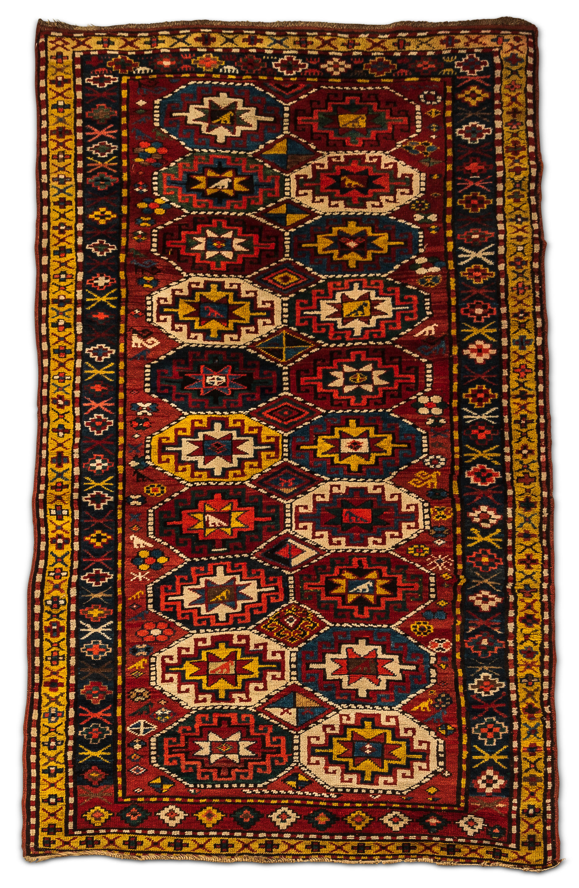 Appraisal: Kurdish Kilim Iran ft x ft in