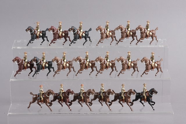 Appraisal: Lot of recast Britains imperial Yeomanry mounted