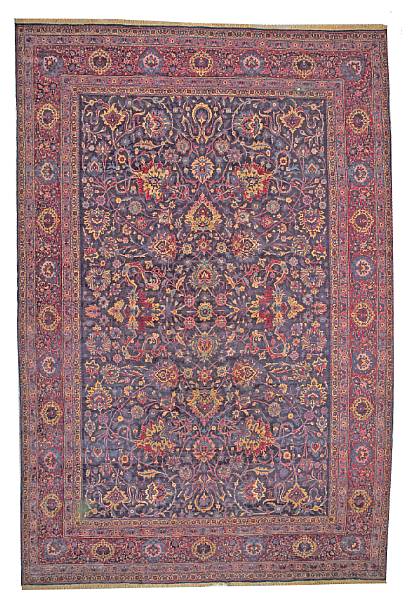 Appraisal: A Kerman carpet South Central Persia size approximately ft in