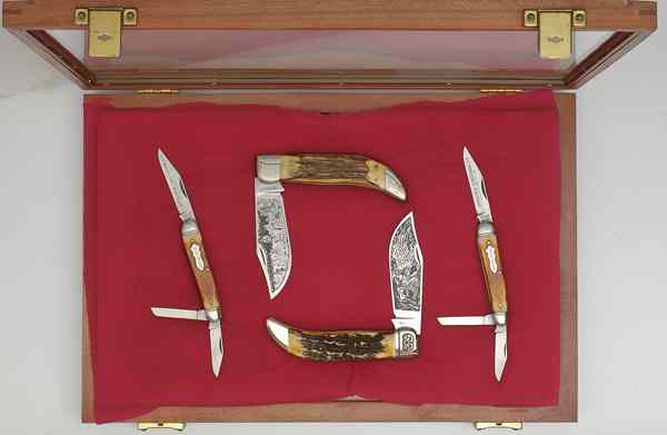 Appraisal: Schrade Cutlery Co Knives Lot of Four Lot includes two