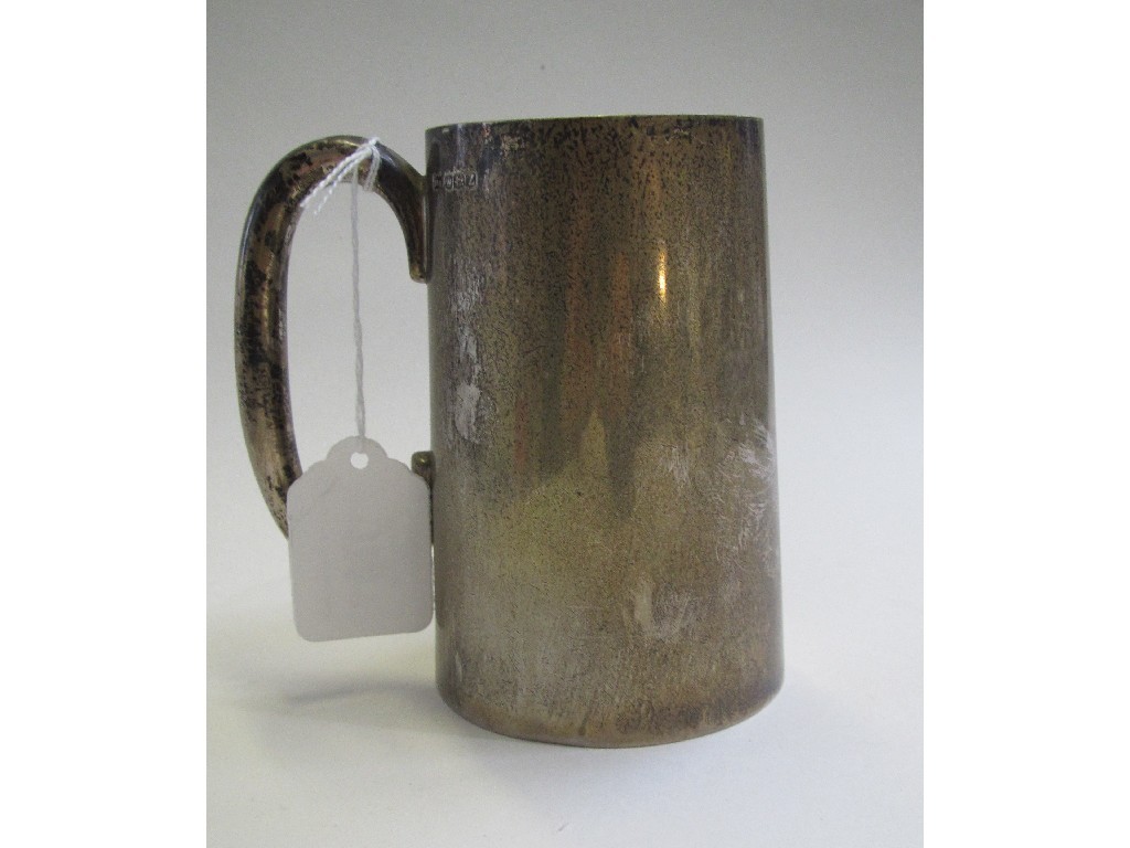 Appraisal: Silver tankard Sheffield