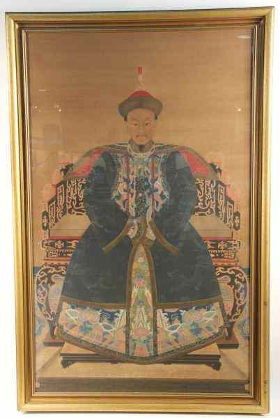 Appraisal: Chinese Ancestral Painting th centuryartist unknown signature not found SS