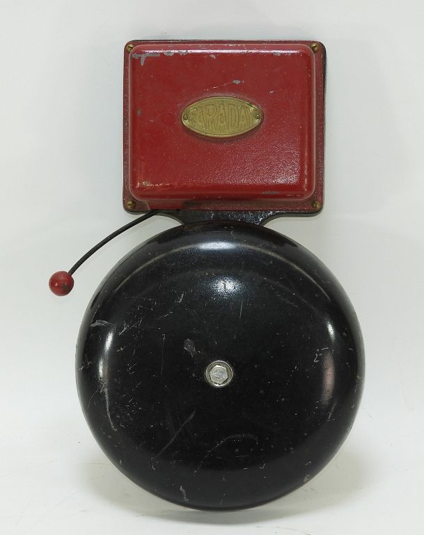 Appraisal: s Faraday Fire Alarm Bell United States 's With original