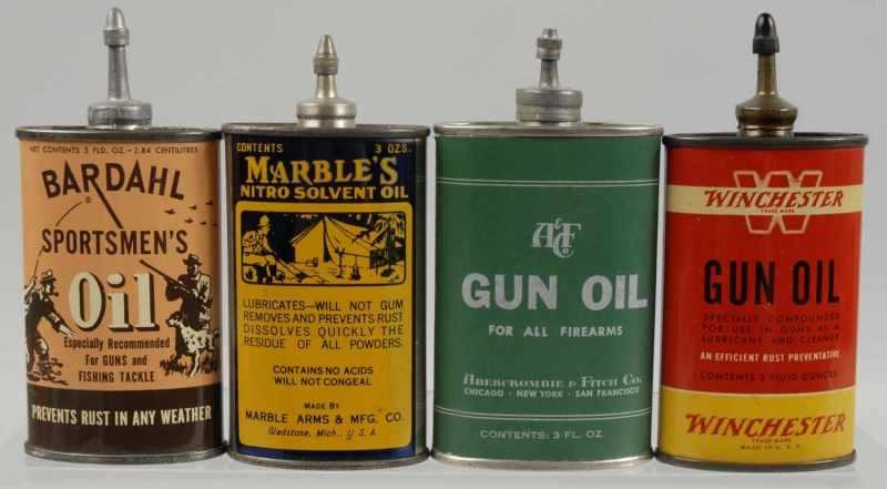 Appraisal: Lot of Advertising Oil Tins Condition Excellent - Near Mint