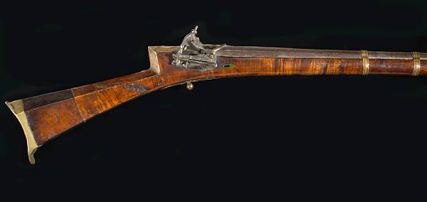 Appraisal: An Ottoman miquelet tufek rifle th century The inch two-stage