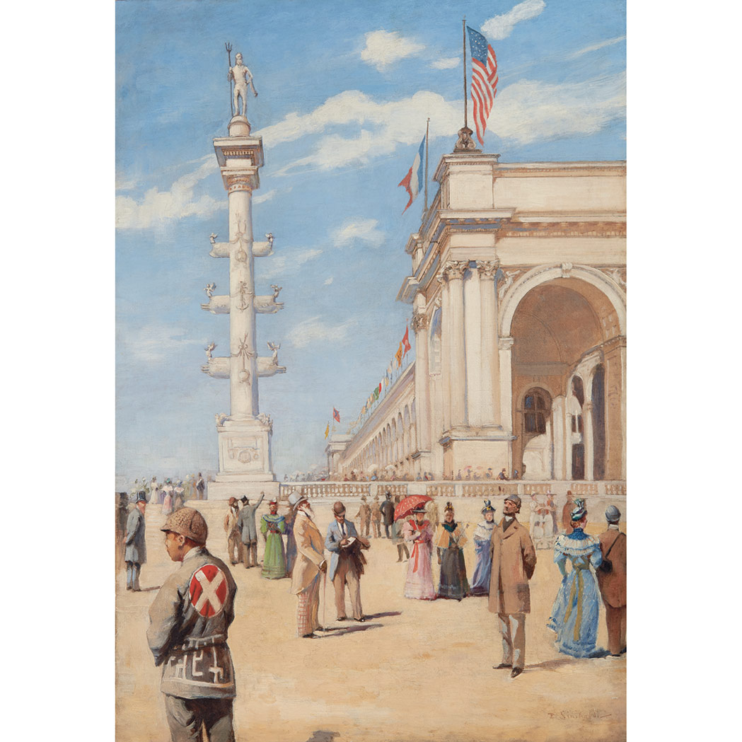 Appraisal: Jean Paul Sinibaldi French - The Chicago Exposition Signed P