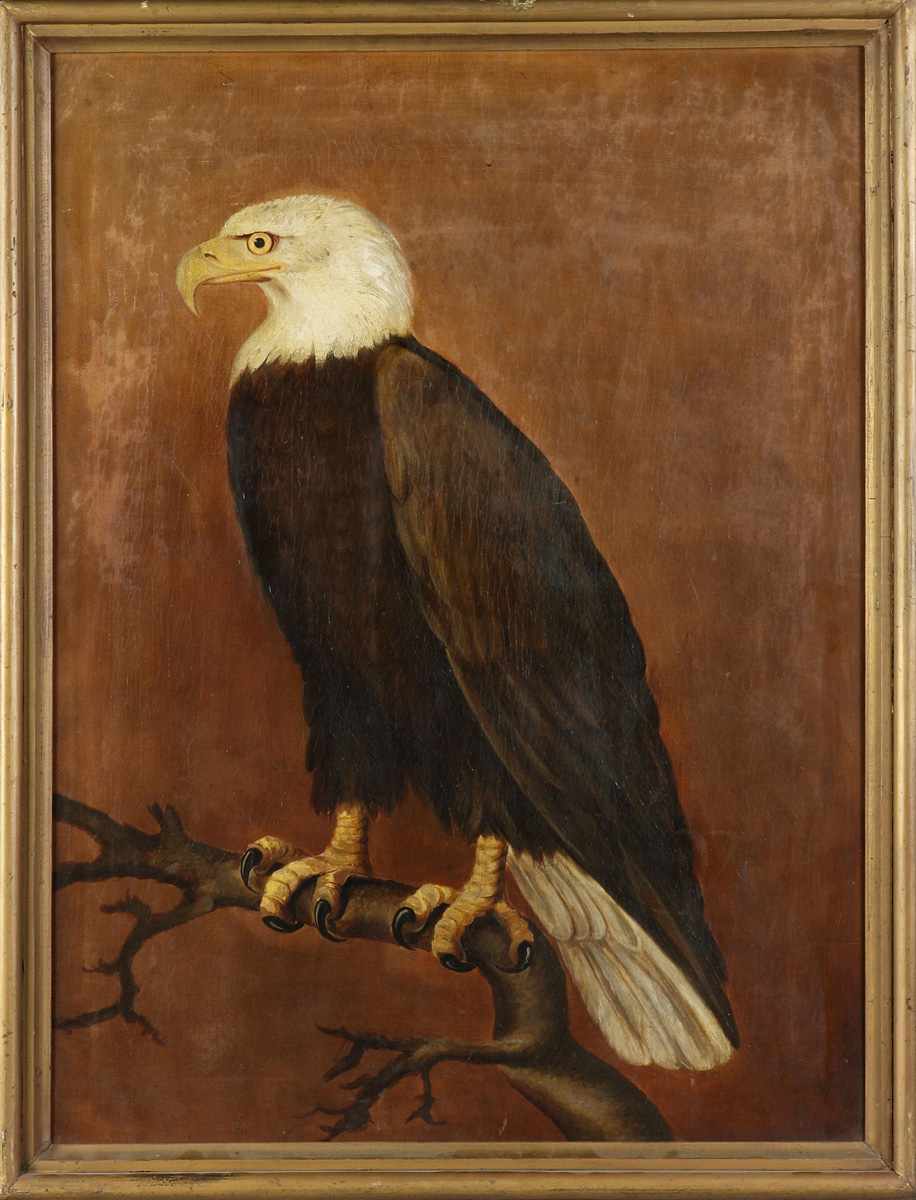 Appraisal: th cent O C of a Perched Eagle Unsgn Condition