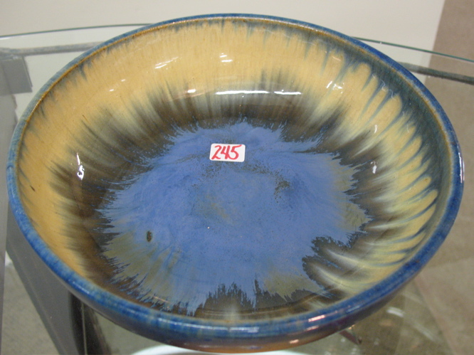 Appraisal: AN AMERICAN FULPER ART POTTERY BOWL having a flame design