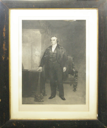 Appraisal: After Chester Harding American - and Engraved by Joseph Andrews