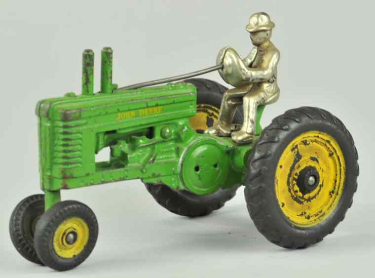 Appraisal: ARCADE JOHN DEERE ''A'' TRACTOR Cast iron painted in green