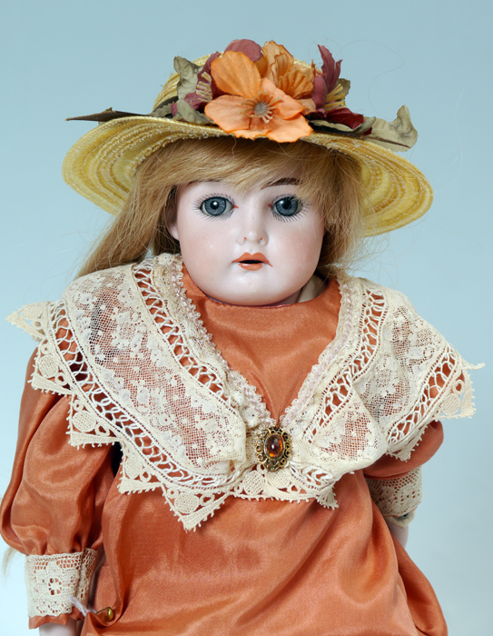 Appraisal: ARMAND MARSEILLE GERMAN BISQUE HEAD DOLL ''DARLING'' Long blond human