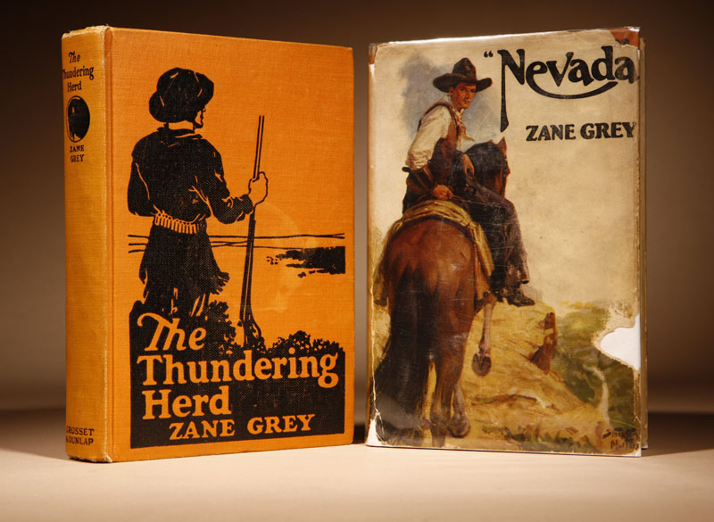 Appraisal: ZANE GREY 'The Thundering Herd' 'Nevada' ZANE GREY 'The Thundering