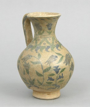 Appraisal: A Persian Ewer with Slip Decoration ca th th Century