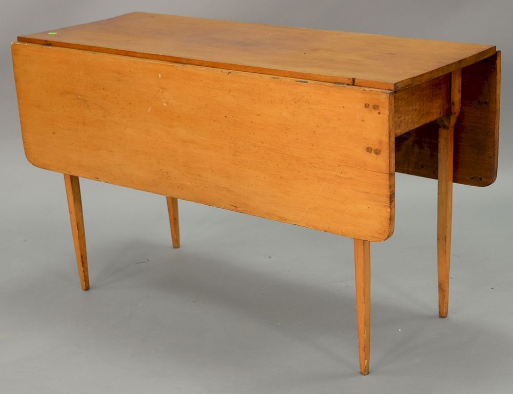 Appraisal: Federal drop leaf table circa possibly Shaker ht in top