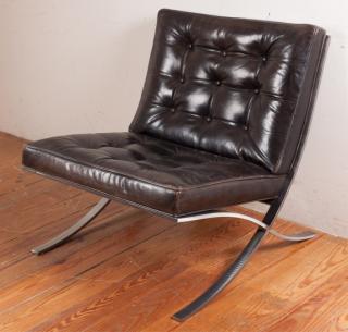 Appraisal: Barcelona Lounge Chair By McCreary Modern Inc Barcelona style chair