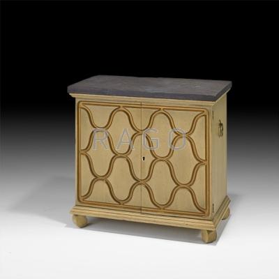 Appraisal: DOROTHY DRAPER HERITAGE HENREDON Cabinet USA s Lacquered and gilt