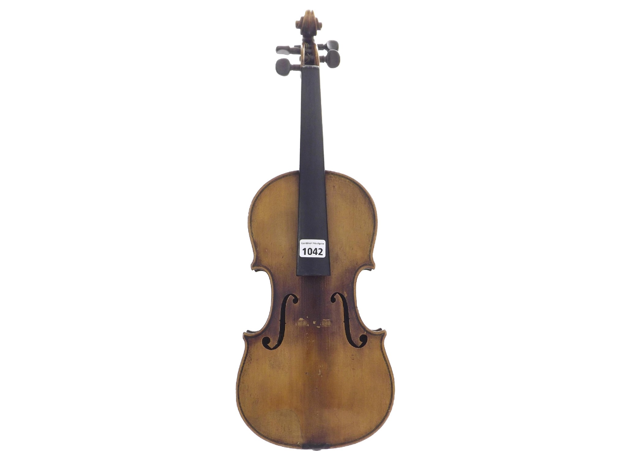 Appraisal: J T L violin labelled Copie de Laurentius Guadagnini cm