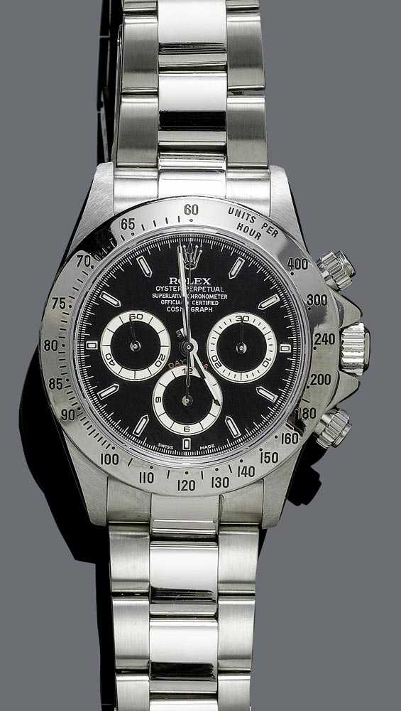 Appraisal: GENTLEMAN'S WRISTWATCH ROLEX COSMOGRAPH DAYTONA Steel Ref Steel case No