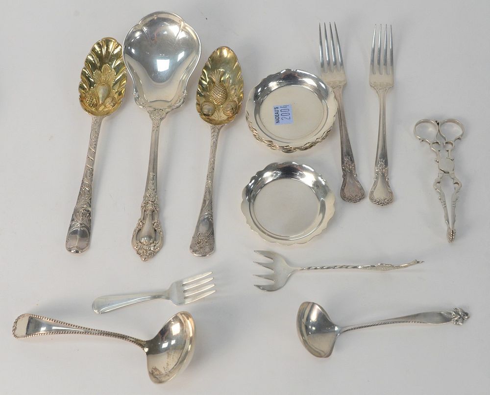 Appraisal: Sterling Silver Lot of Serving Pieces to include pair of