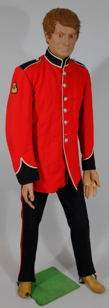 Appraisal: An Army Regiment tropical mess kit comprising red tunic with