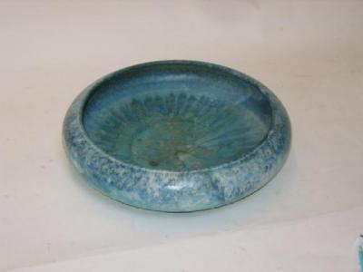 Appraisal: A RUSKIN POTTERY FLOWER BOWL of circular form with incurved