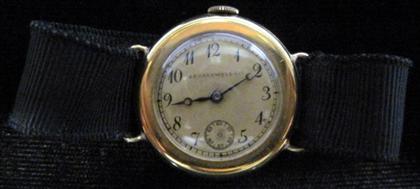 Appraisal: Lady's karat yellow gold wristwatch J E Caldwell Circular cased