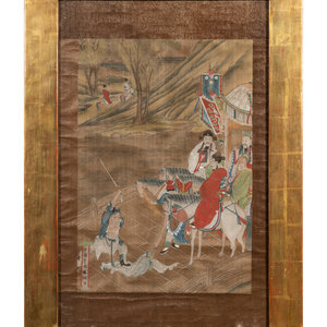 Appraisal: Anonymous Chinese th Century A Scene from The Chronicles of