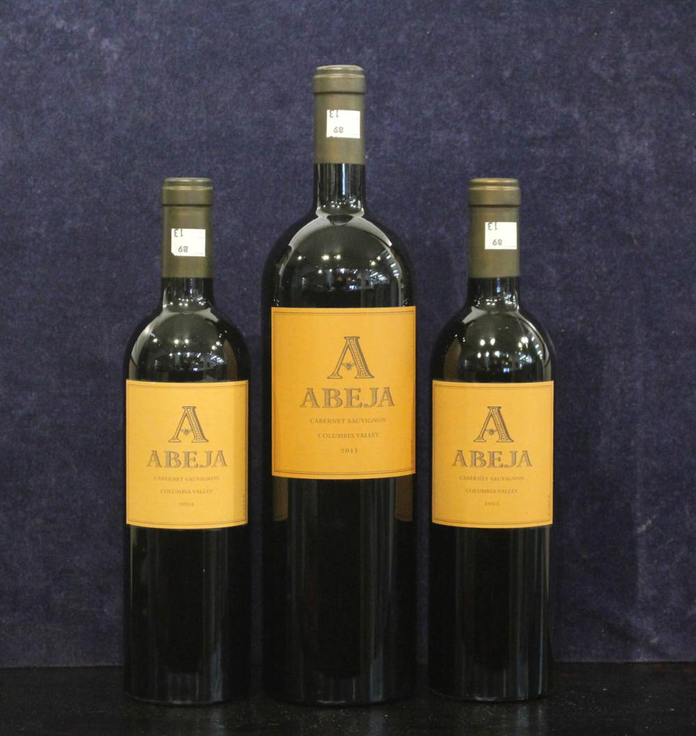 Appraisal: THIRTEEN BOTTLES OF VINTAGE ABEJA CABERNET SAUVIGON Columbia Valley Walla