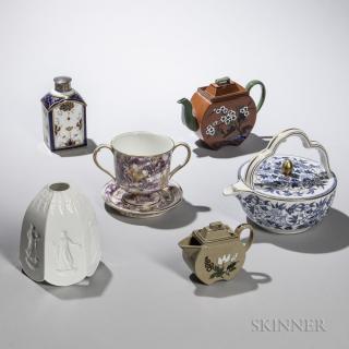 Appraisal: Six Wedgwood Items England th century three bone china items