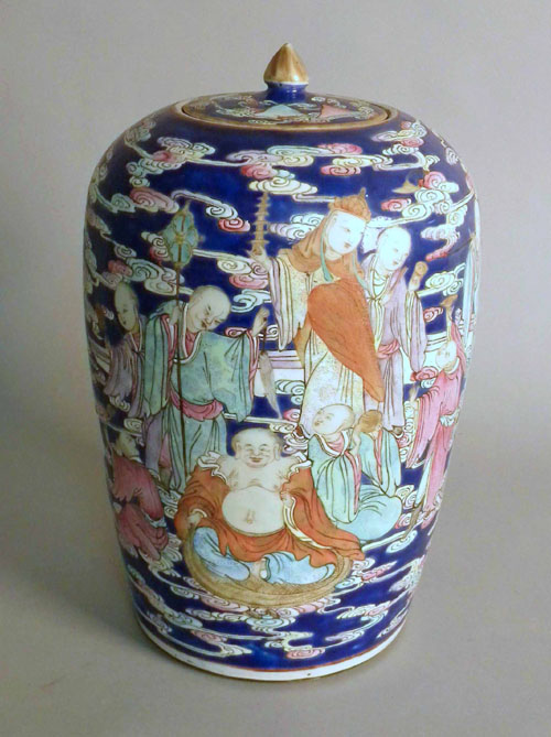 Appraisal: Chinese export porcelain ginger jar late th c h