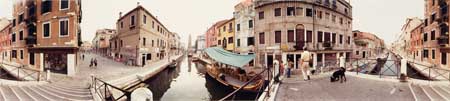 Appraisal: SNELSON KENNETH - Rio de S Barnaba Venice Panoramic chromogenic