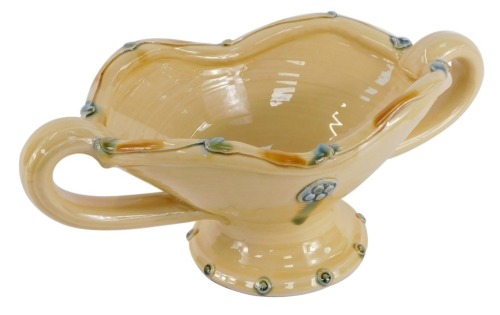 Appraisal: A Fenella Mallalieu studio pottery centre bowl on a fluted