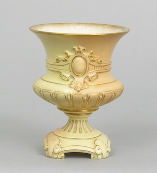 Appraisal: A Royal Worcester Miniature Urn A Royal Worcester miniature urn