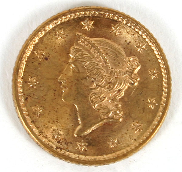 Appraisal: One Dollar Liberty Type I Gold Coin XF-AU