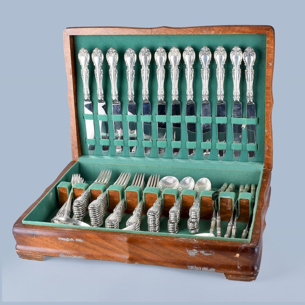 Appraisal: Gorham Melrose Flatware Set One Hundred Fourteen Piece Gorham Melrose