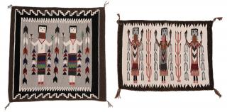 Appraisal: Two Southwest Yei Rugs th century including by Betty Begay